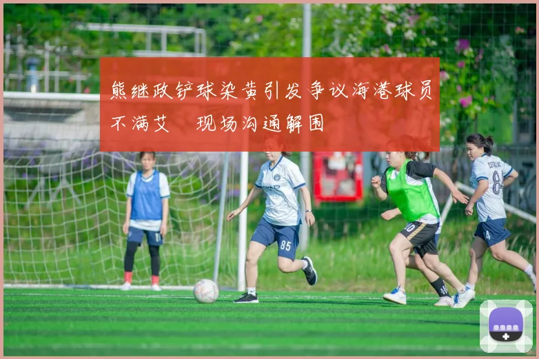 熊继政铲球染黄引发争议海港球员不满艾堃现场沟通解围